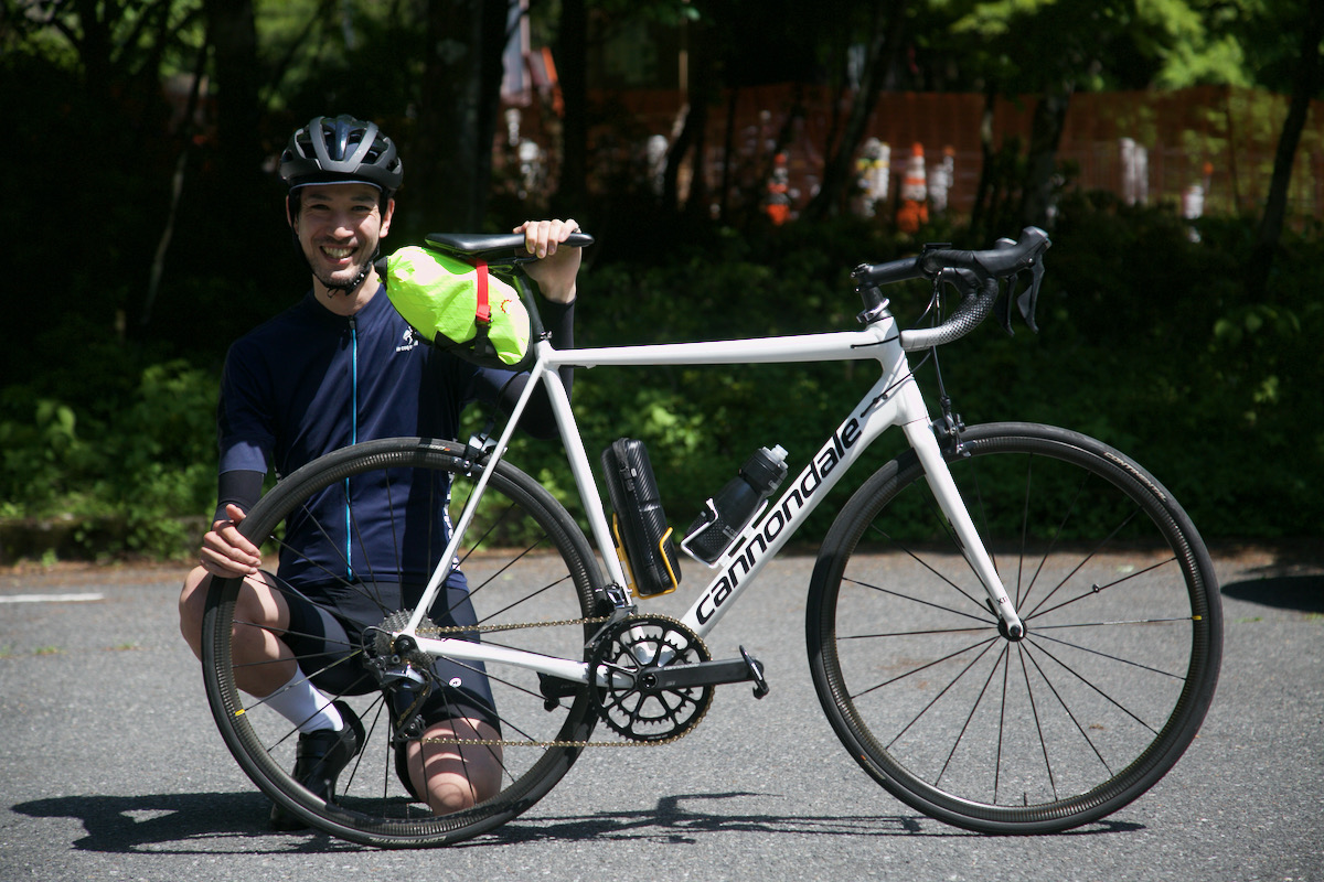 佐藤勇介(ミシュマシュ)とキャノンデール CAAD12