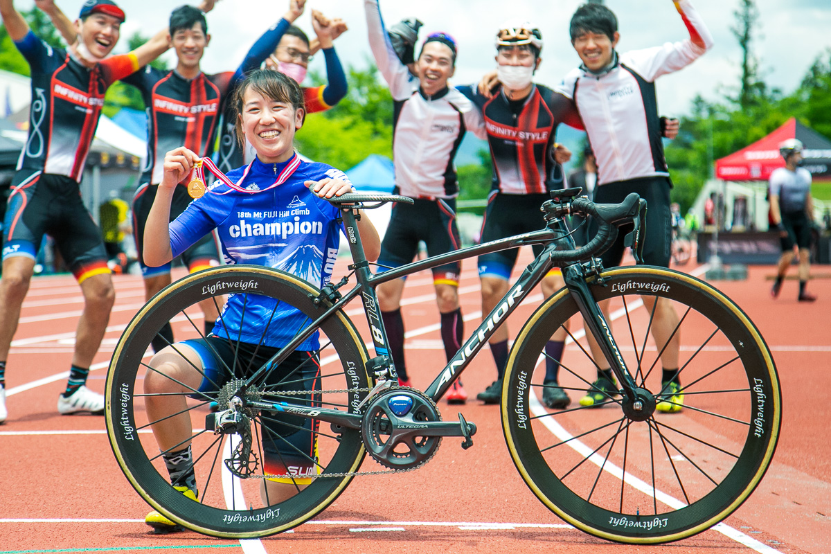 女子1位 佐野歩 (Infinity Style) アンカー RL8