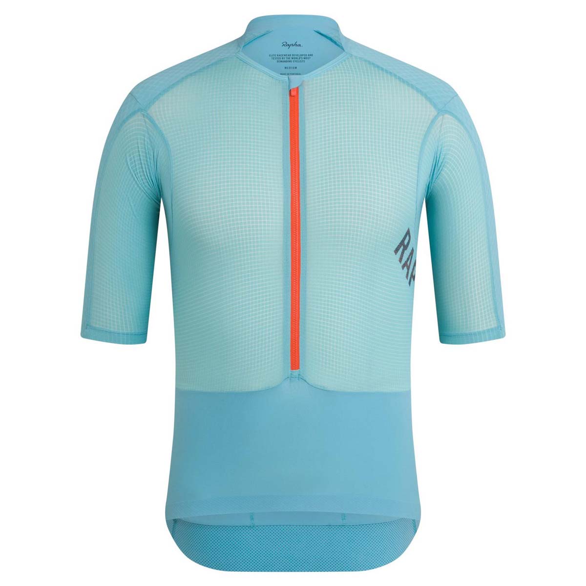 メンズモデルのProteam Gravel Jerseyは、ジッパーが3/4レングスとされている