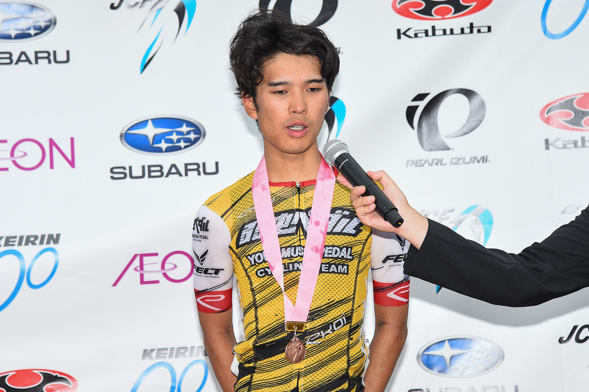 男子U23 3位　香山飛龍（弱虫ペダルサイクリングチーム）