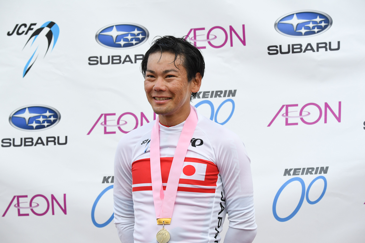 2022年全日本選手権男子エリート優勝 新城幸也(バーレーン・ヴィクトリアス)
