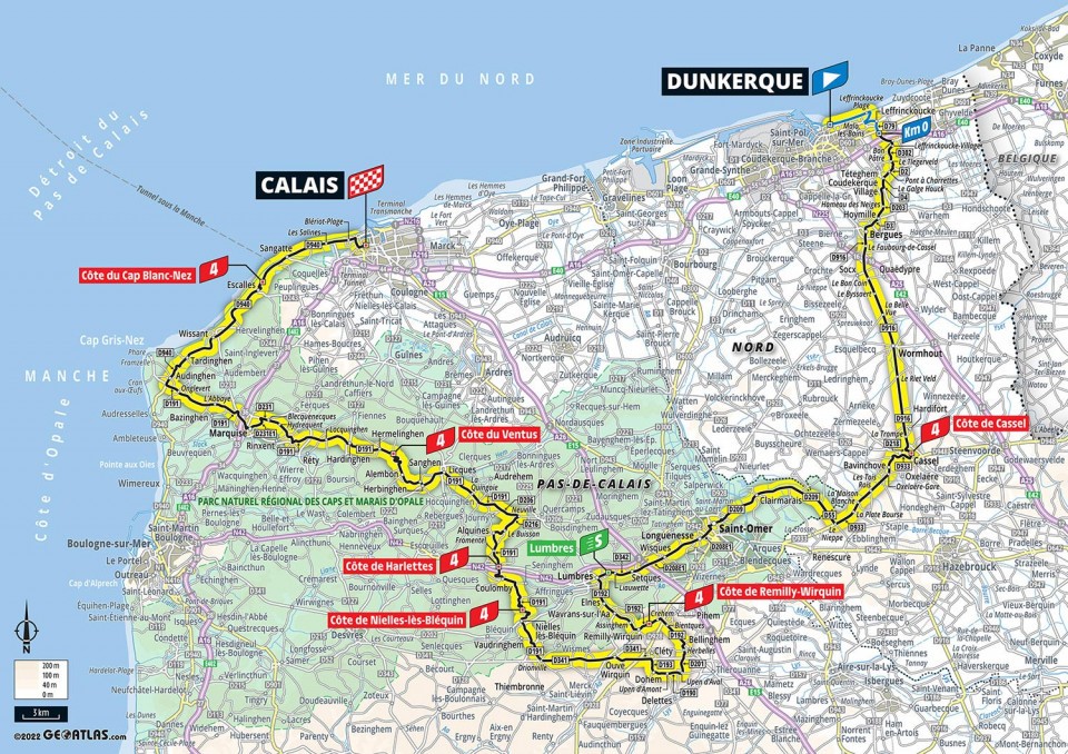 7月5日（火）第4ステージ ダンケルク〜カレー　171.5km