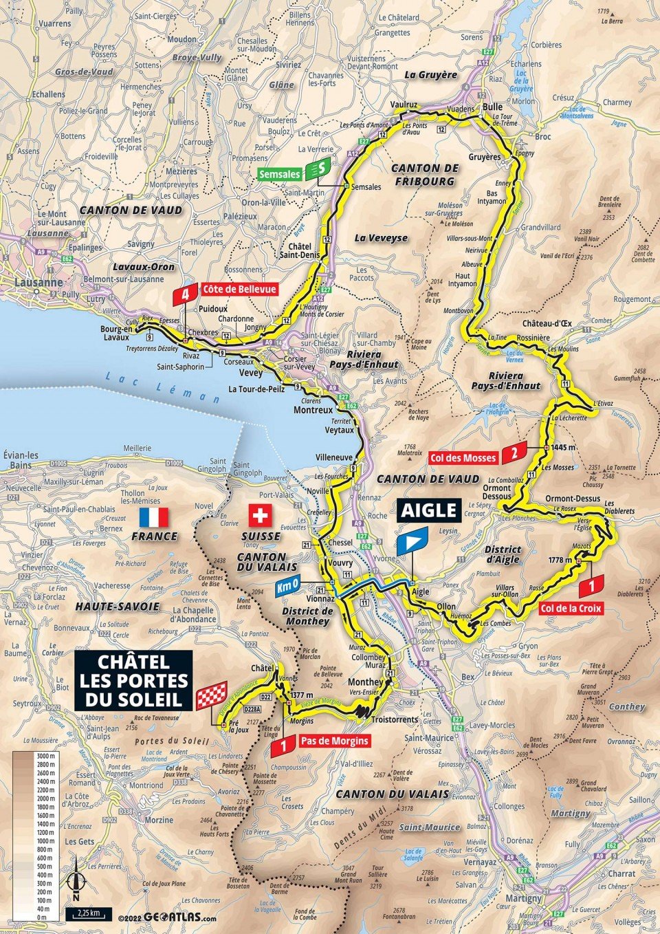 7月10日(日)第9ステージ エーグル〜シャテル・レ・ポルト・デュ・ソレイユ 193km