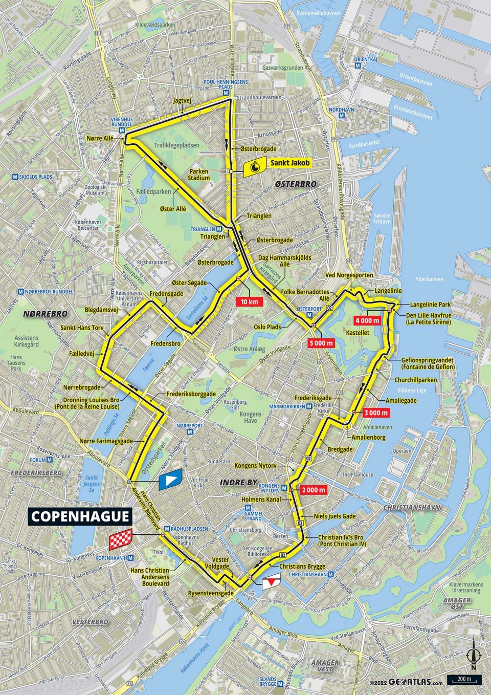 7月1日（金）第1ステージ コペンハーゲン〜コペンハーゲン　13.2km