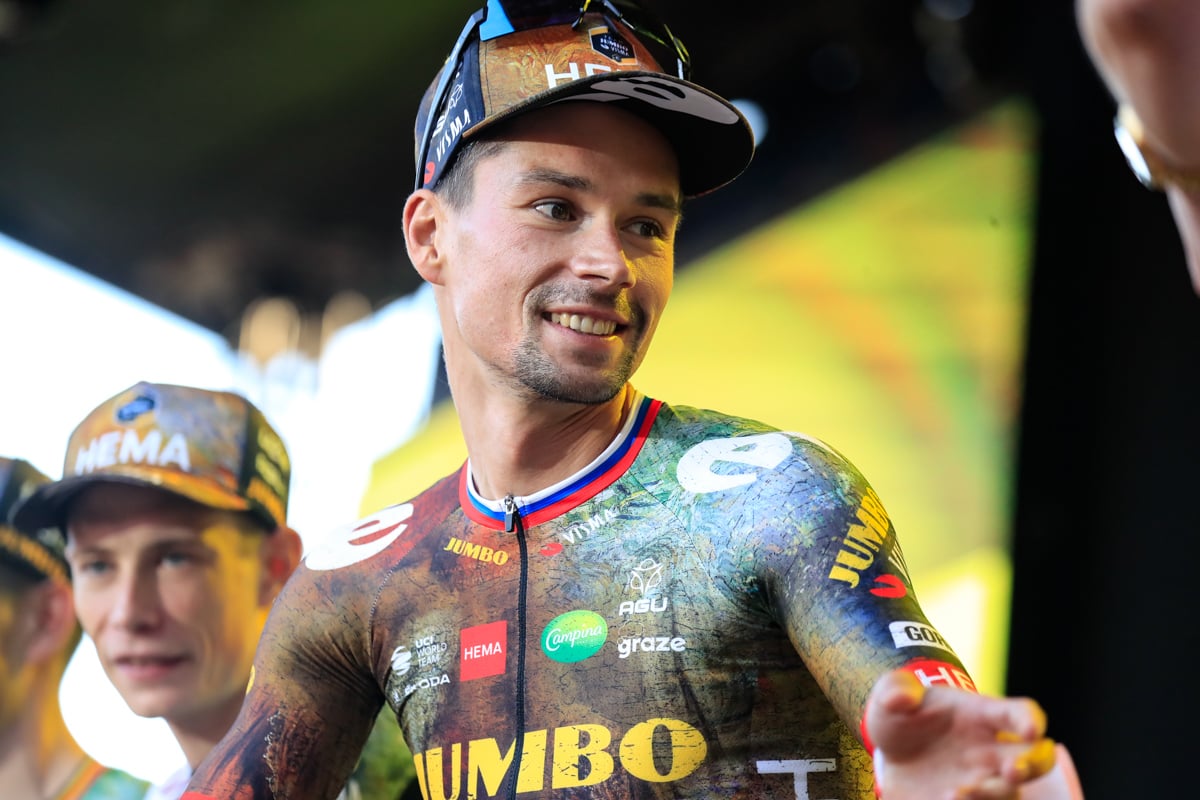 悲願の総合優勝を目指し出場したプリモシュ・ログリッチ(スロベニア、ユンボ・ヴィスマ)