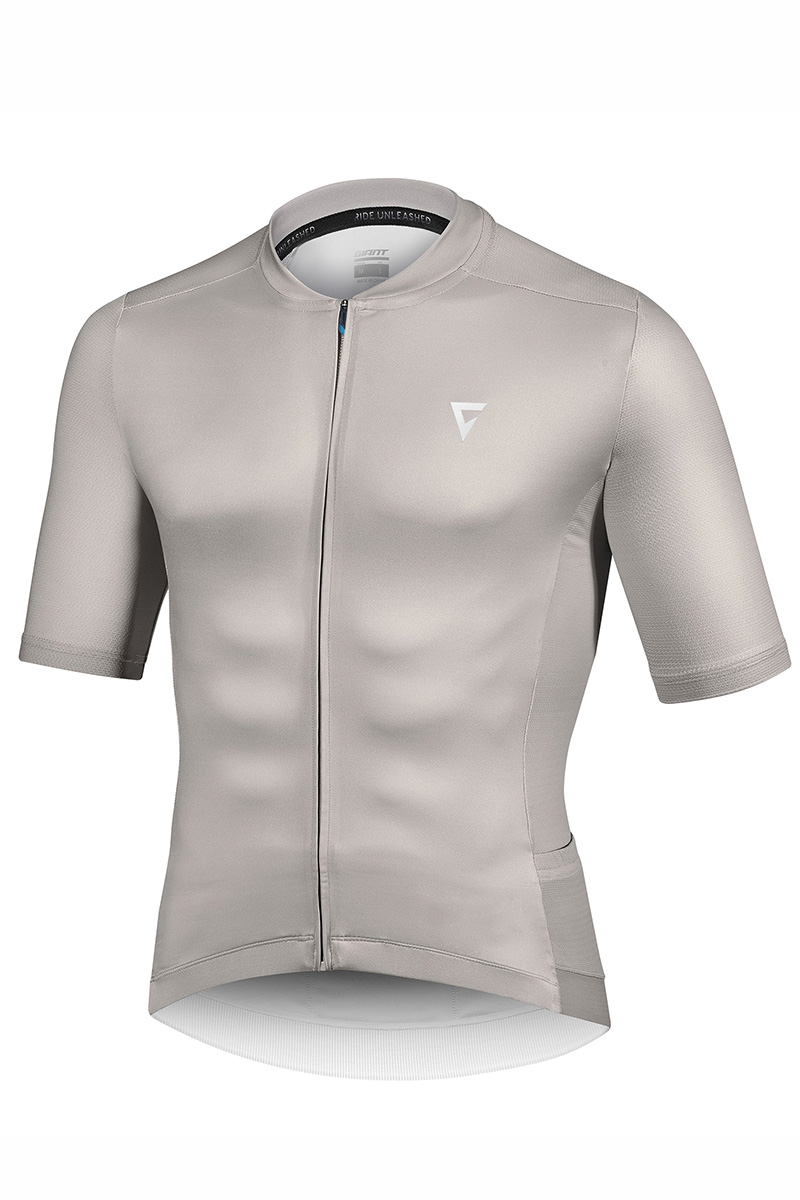 GABBRO SS ZIPPER JERSEY カラー:アーモンド