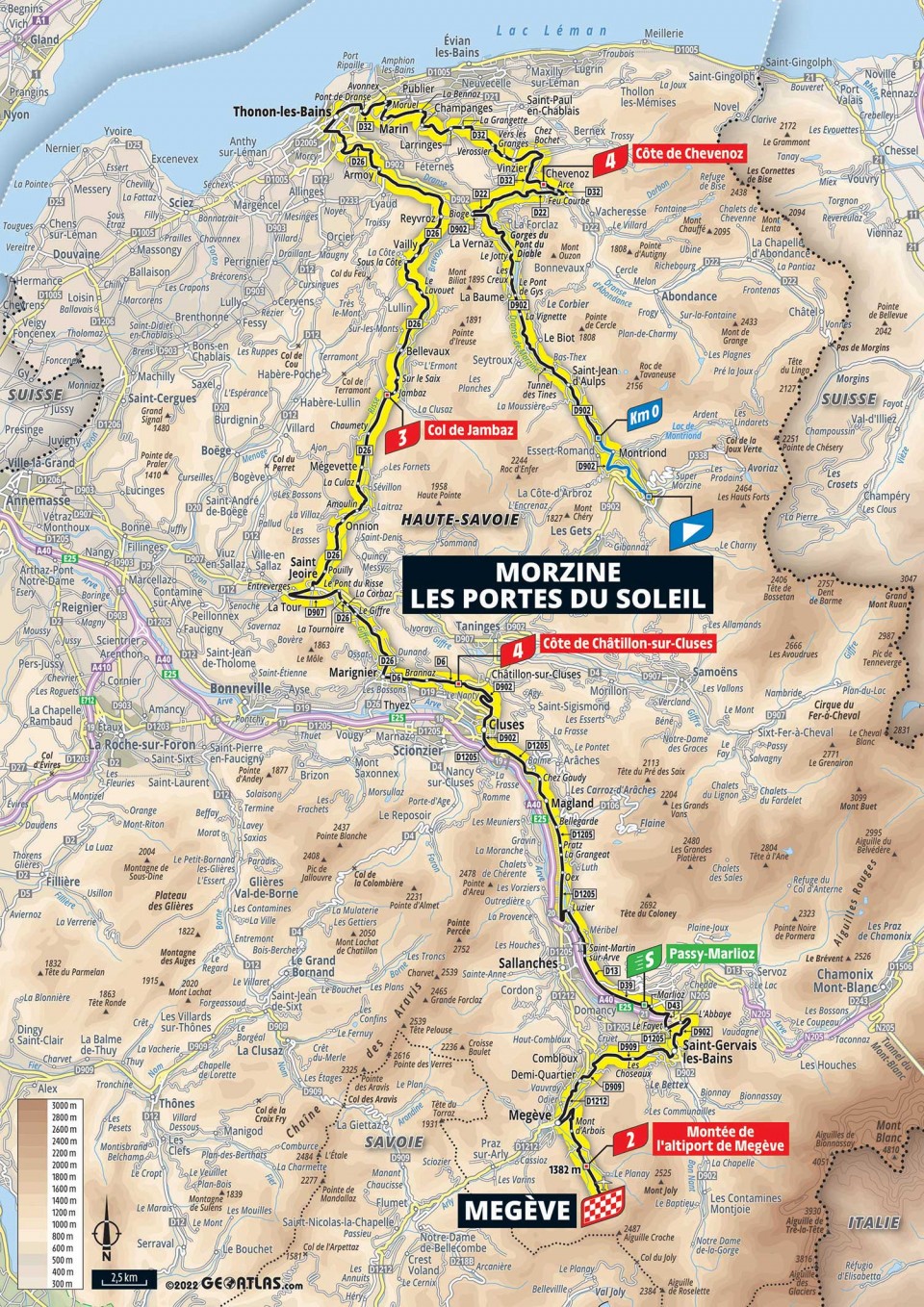 7月12日（火）第10ステージ モルジンヌ・レ・ポルト・デュ・ソレイユ〜ムジェーブ　148.1km