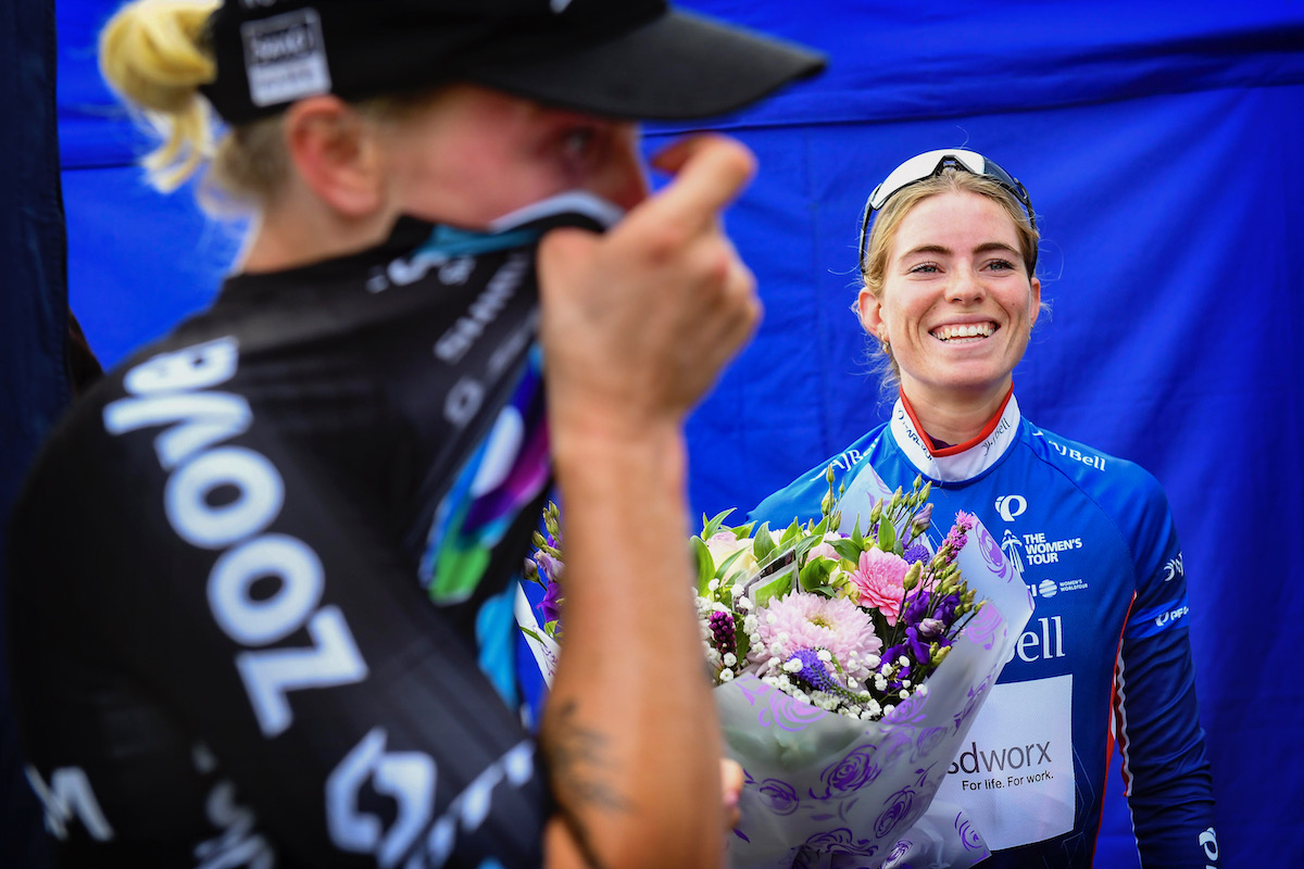 2021年のウィメンズ・ツアーでは区間1勝と総合優勝を果たしたデミ・フォレリング(オランダ、SDワークス)