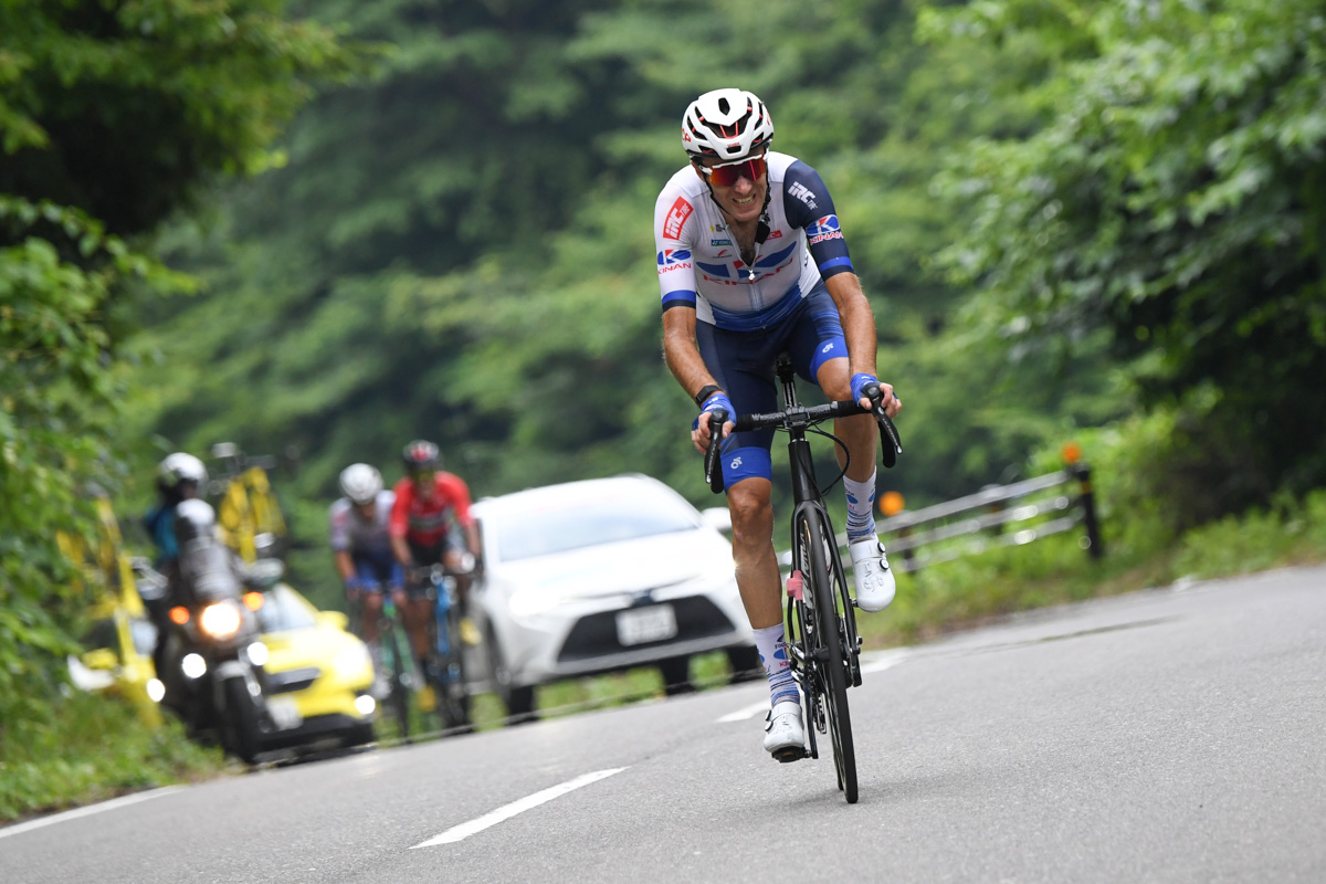 初開催の古殿ロードレースはトマ・ルバ（キナンレーシングチーム）が優勝