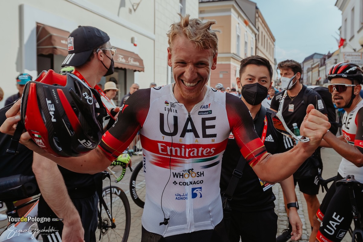 待望の今季初ワールドツアー勝利を挙げたパスカル・アッカーマン(ドイツ、UAEチームエミレーツ)