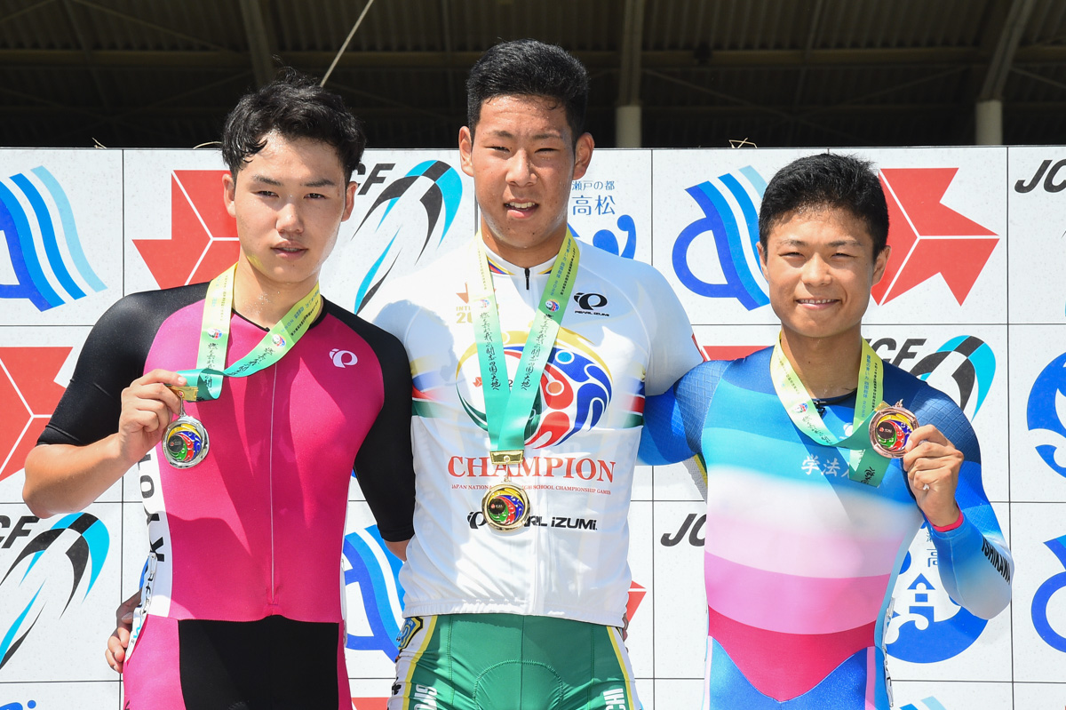 男子ケイリン 表彰式