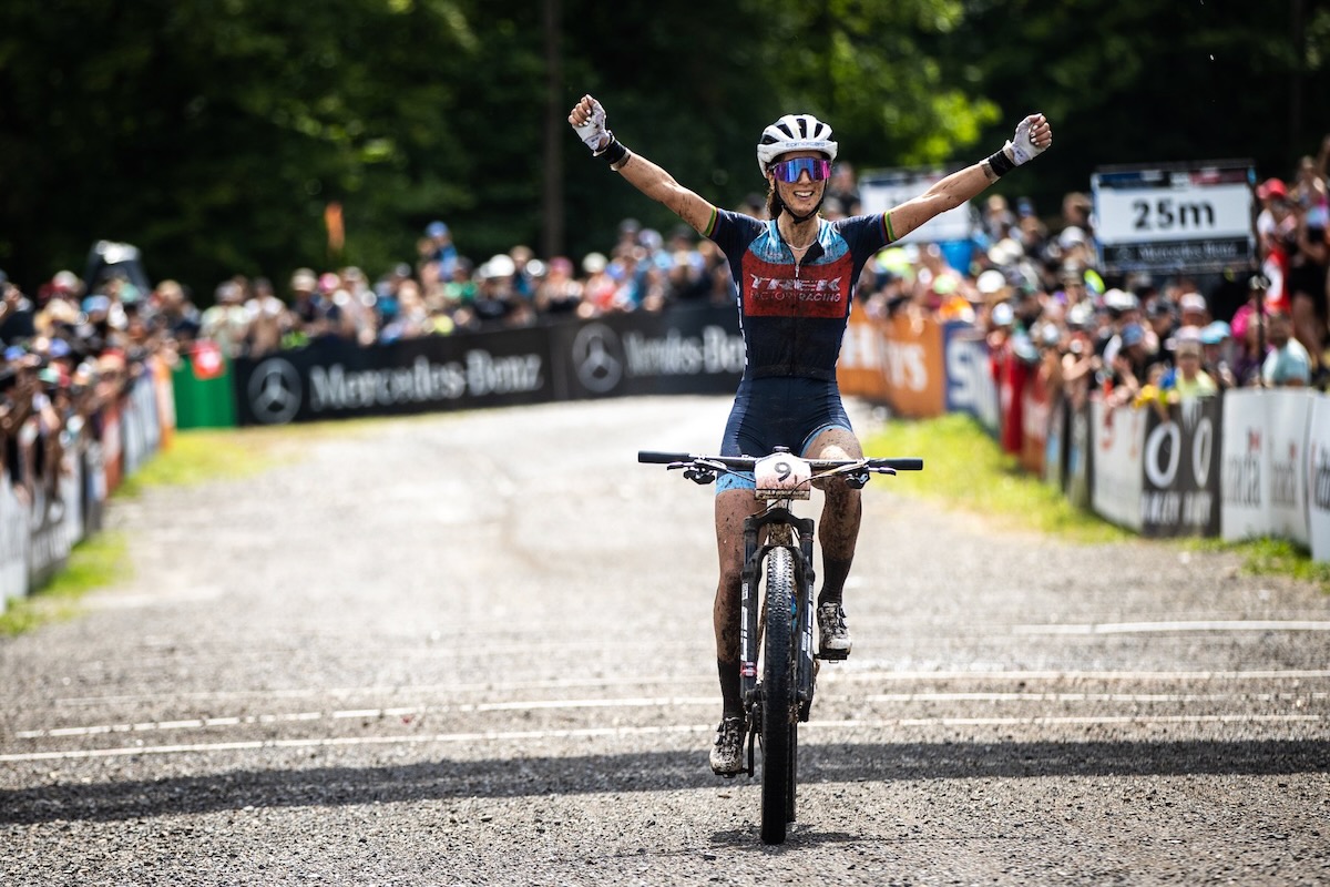 実に4年ぶりのW杯優勝を遂げたヨランダ・ネフ（スイス、トレックファクトリーレーシングXC）