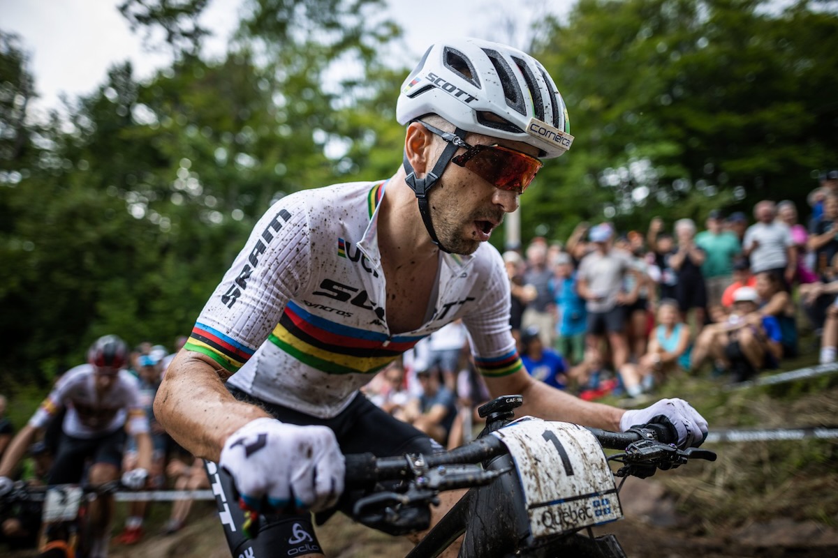 負傷を押して走り、6位に食い込んだニノ・シューター(スイス、スコット・スラムMTBレーシングチーム)