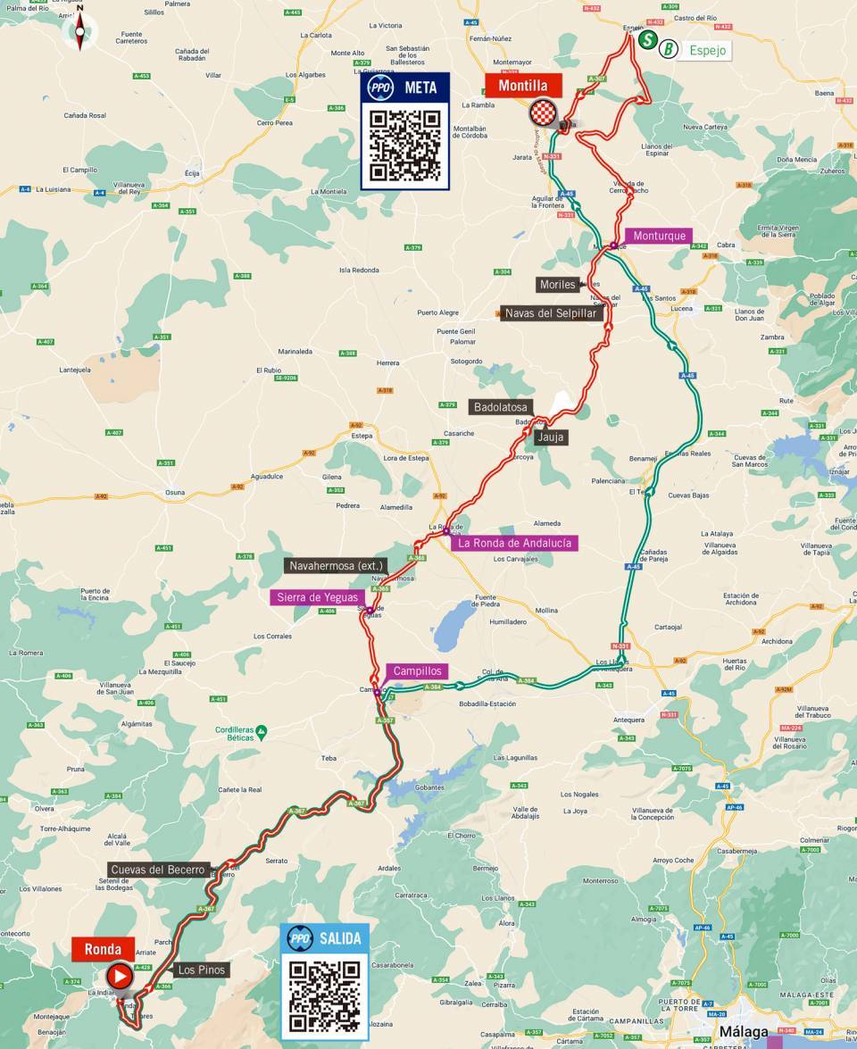 9月2日（金）第13ステージ　ロンダ〜モンティリャ　168.4km