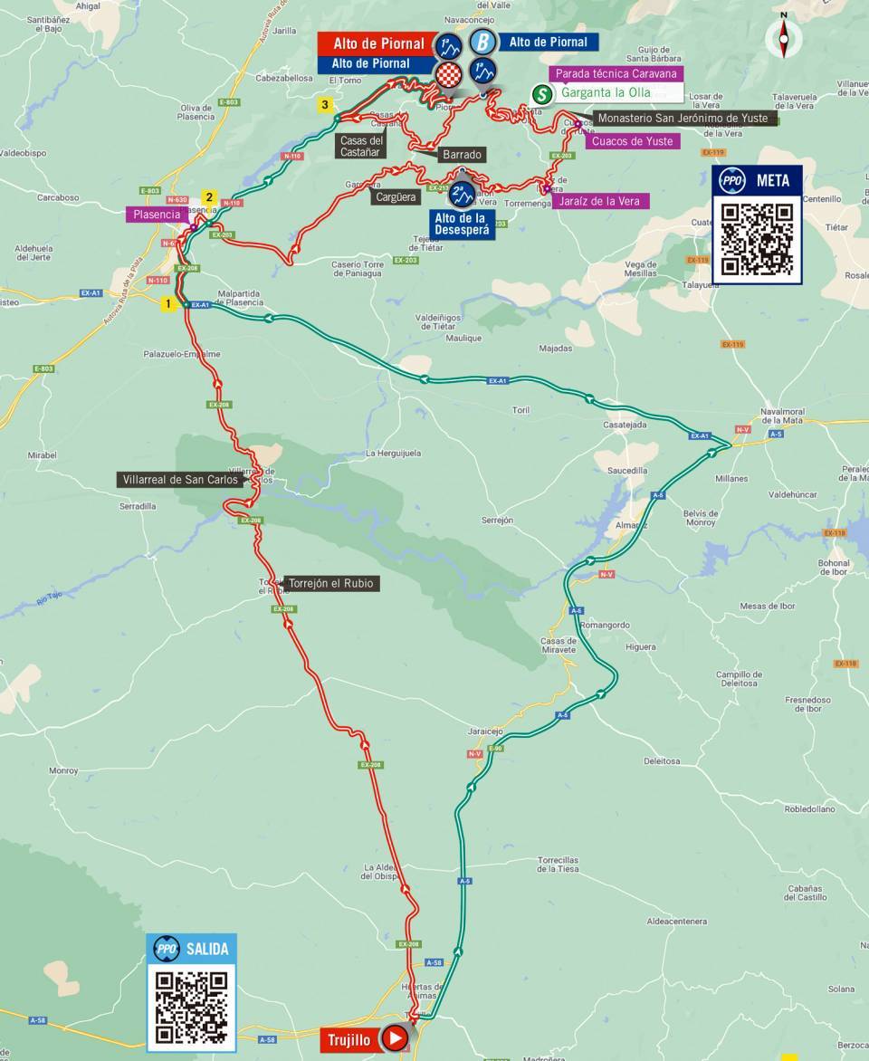 9月8日（木）第18ステージ　トルヒーリョ〜アルト・デル・ピオルナル　192km