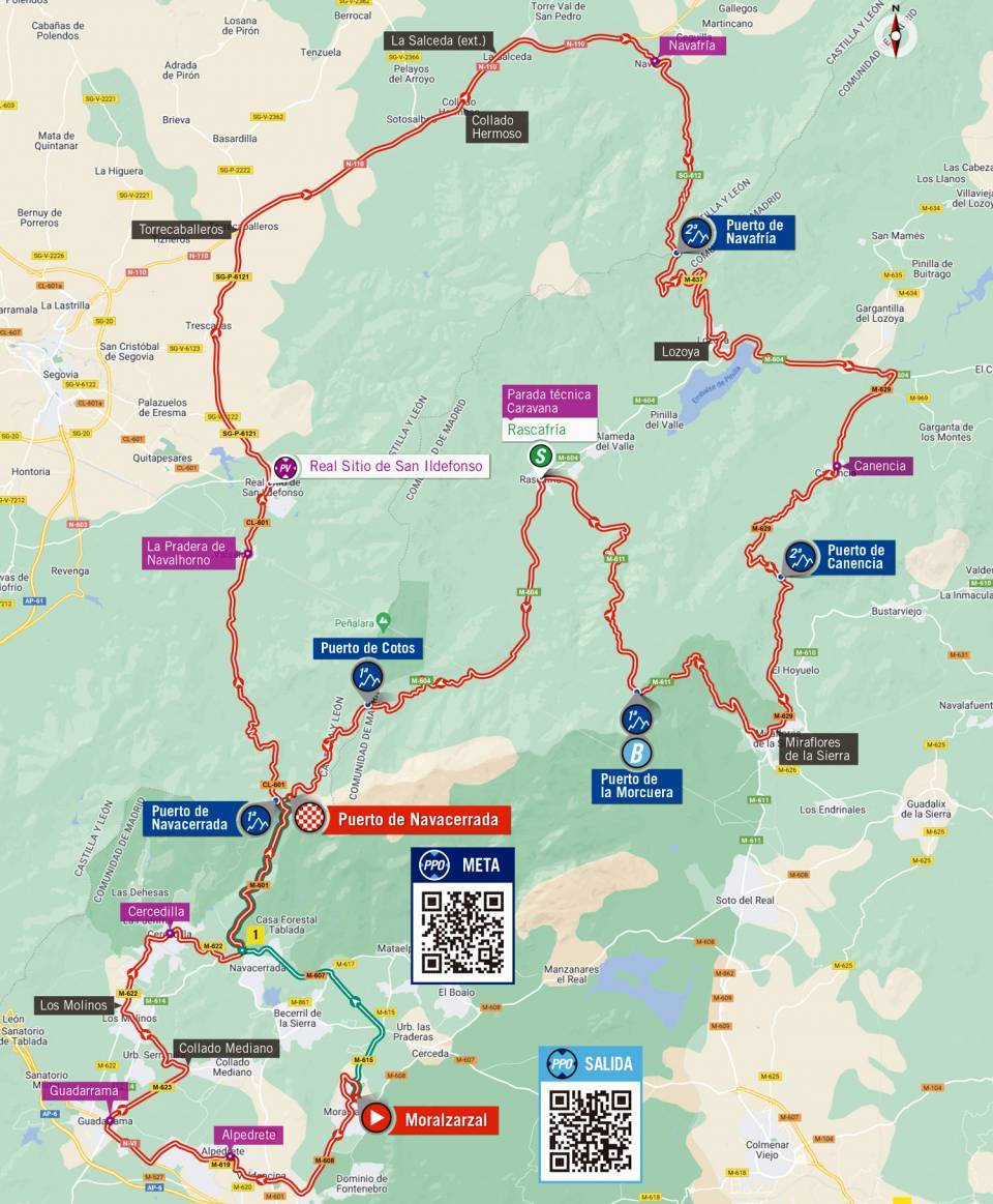 9月10日（土）第20ステージ　モラルサルサル〜プエルト・デ・ナバセラダ　181km