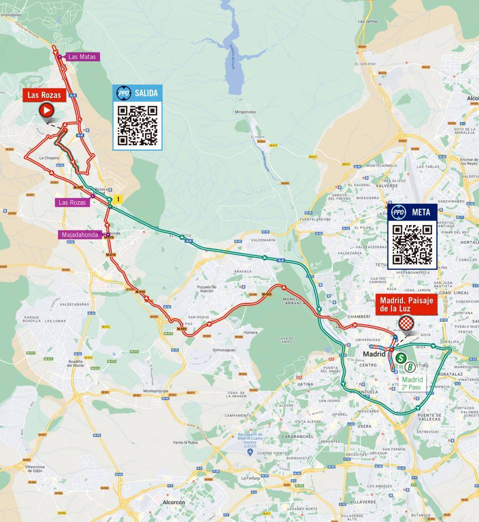 9月11日(日)第21ステージ ラス・ロサス〜マドリード 96.7km