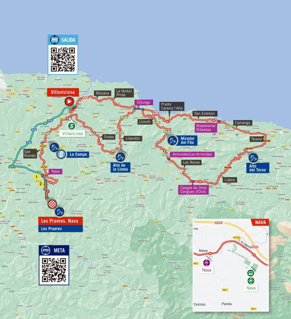 8月28日（日）第9ステージ　ビリャビシオサ〜レス・プラエレス　175.5km