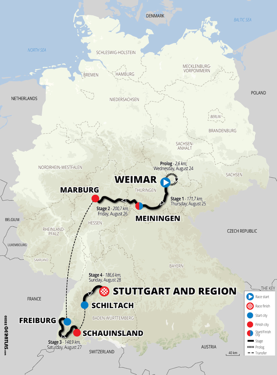 ドイツ・ツアー2022 コースマップ | cyclowired