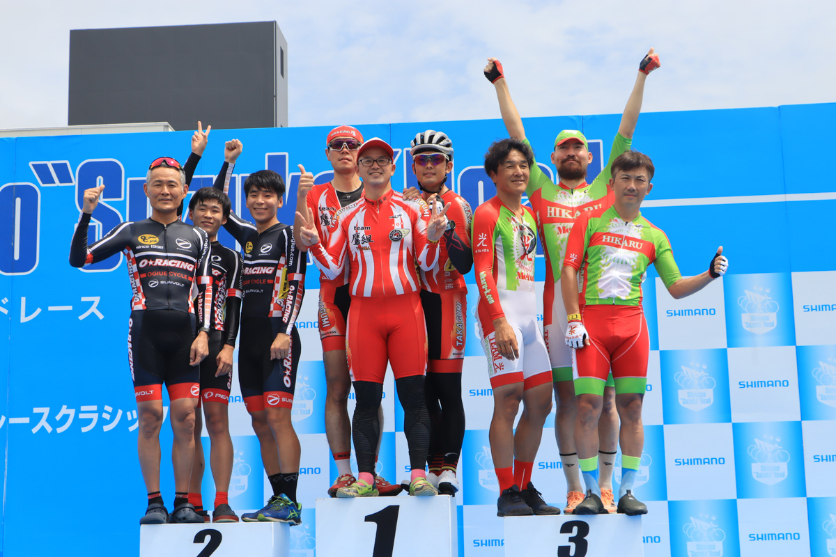 チームTT JCF未登録B 優勝は鷹組二番機。2位O☆RACING、Aチーム、3位TEAM 光