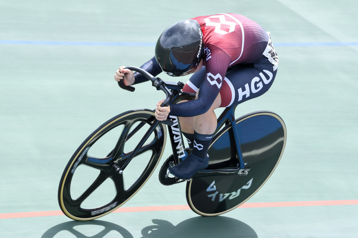 女子スプリント予選1位　小原乃亜（八戸学院大学）11秒653