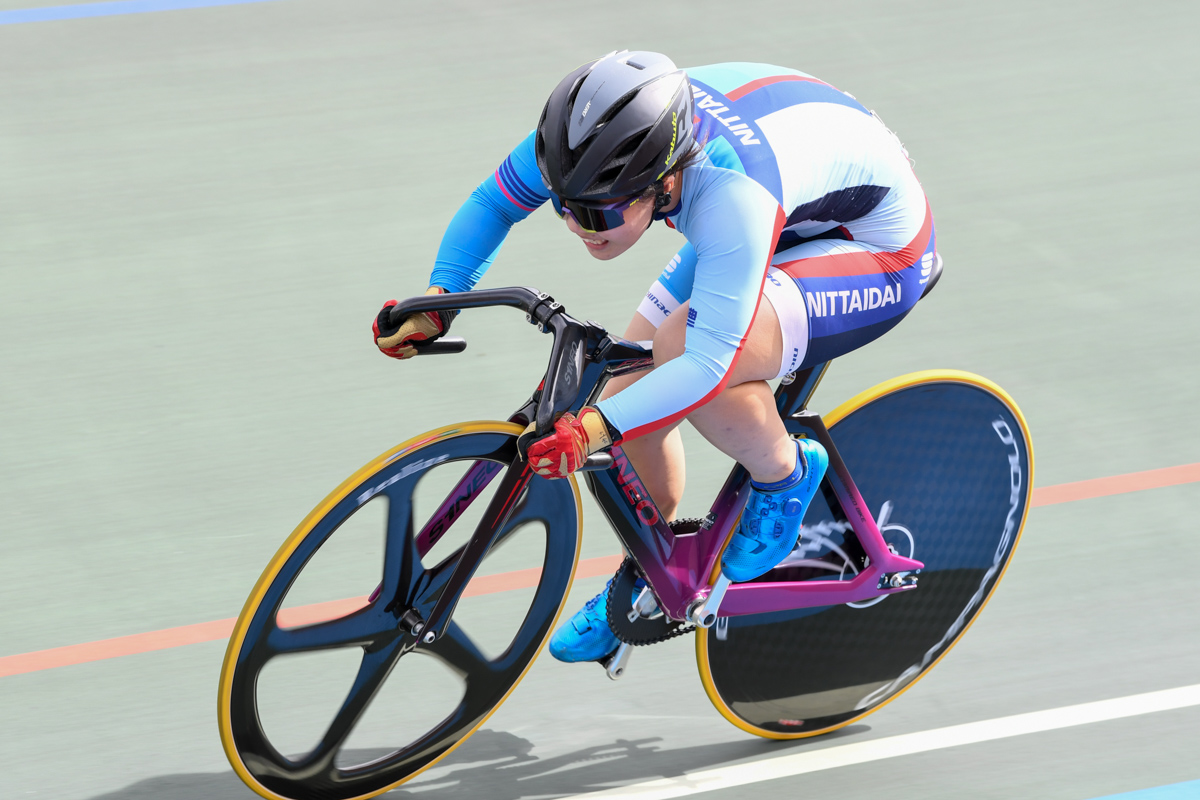 女子500mタイムトライアル優勝 大野風貴芽(日本体育大学)