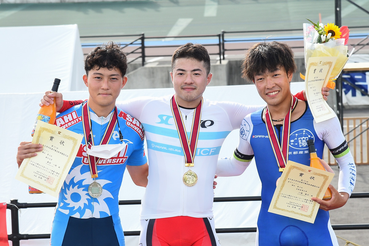 男子ケイリン 表彰式
