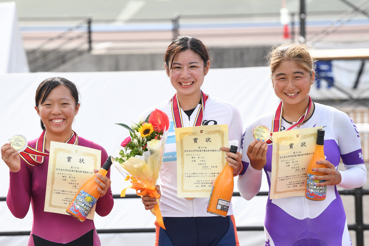 女子オムニアム 表彰式