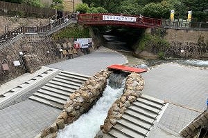 初の屋外イベントとして有馬川親水公園でも開催される