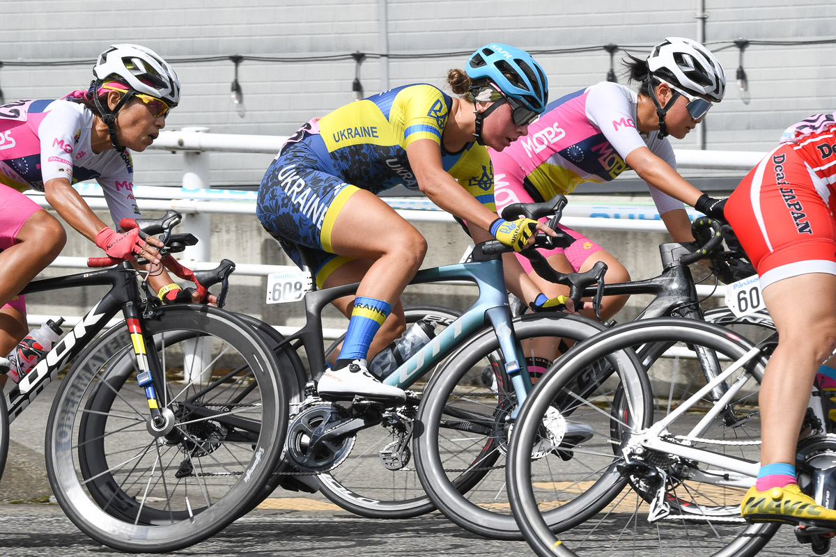 女子 デフリンピックチャンピオンのエリザベス・トプチャニウク(ウクライナ)がオープン参加