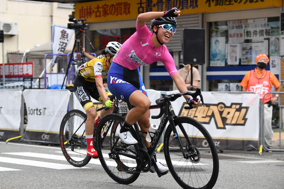 女子 植竹海貴(Y's Road)が南魚沼クリテリウム連覇