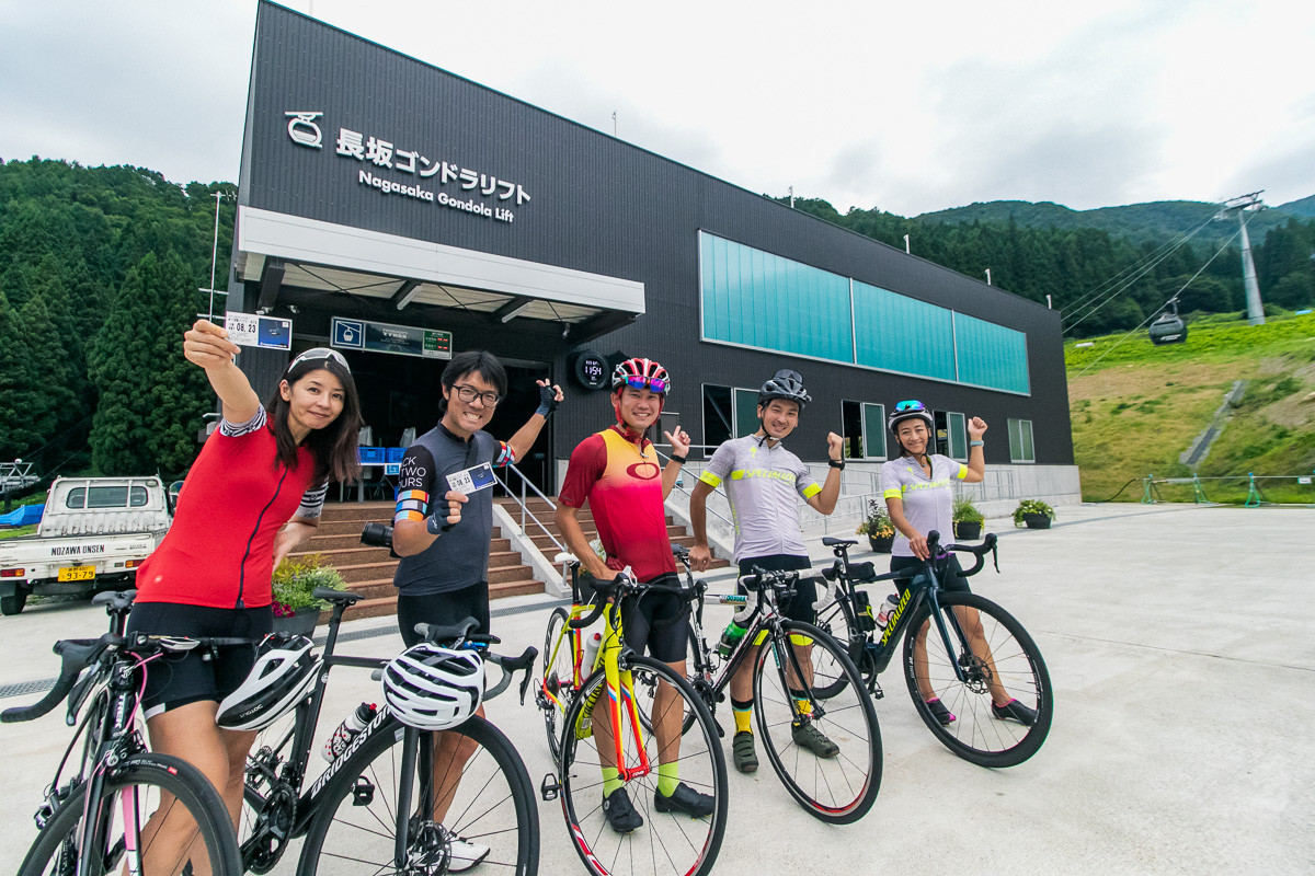 野沢温泉の長坂ゴンドラは自転車を乗せられることで有名