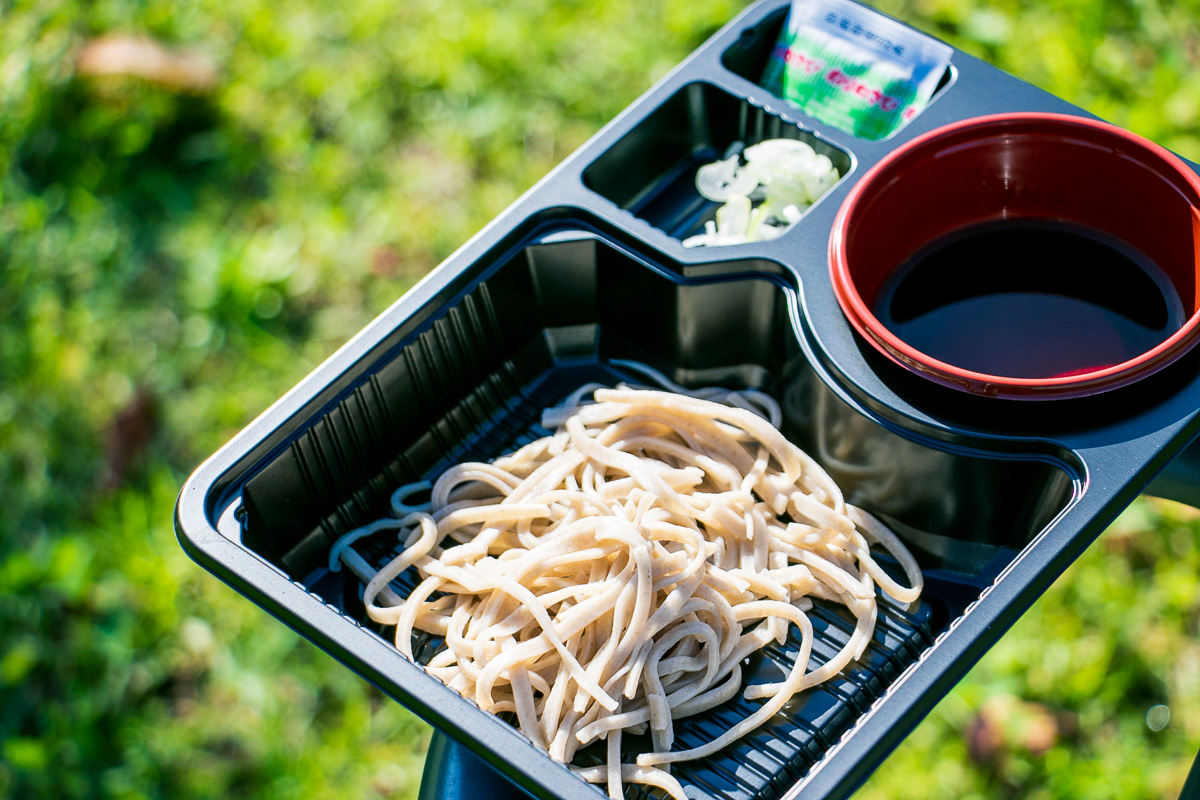 ファーストグル麺、七ヶ宿蕎麦