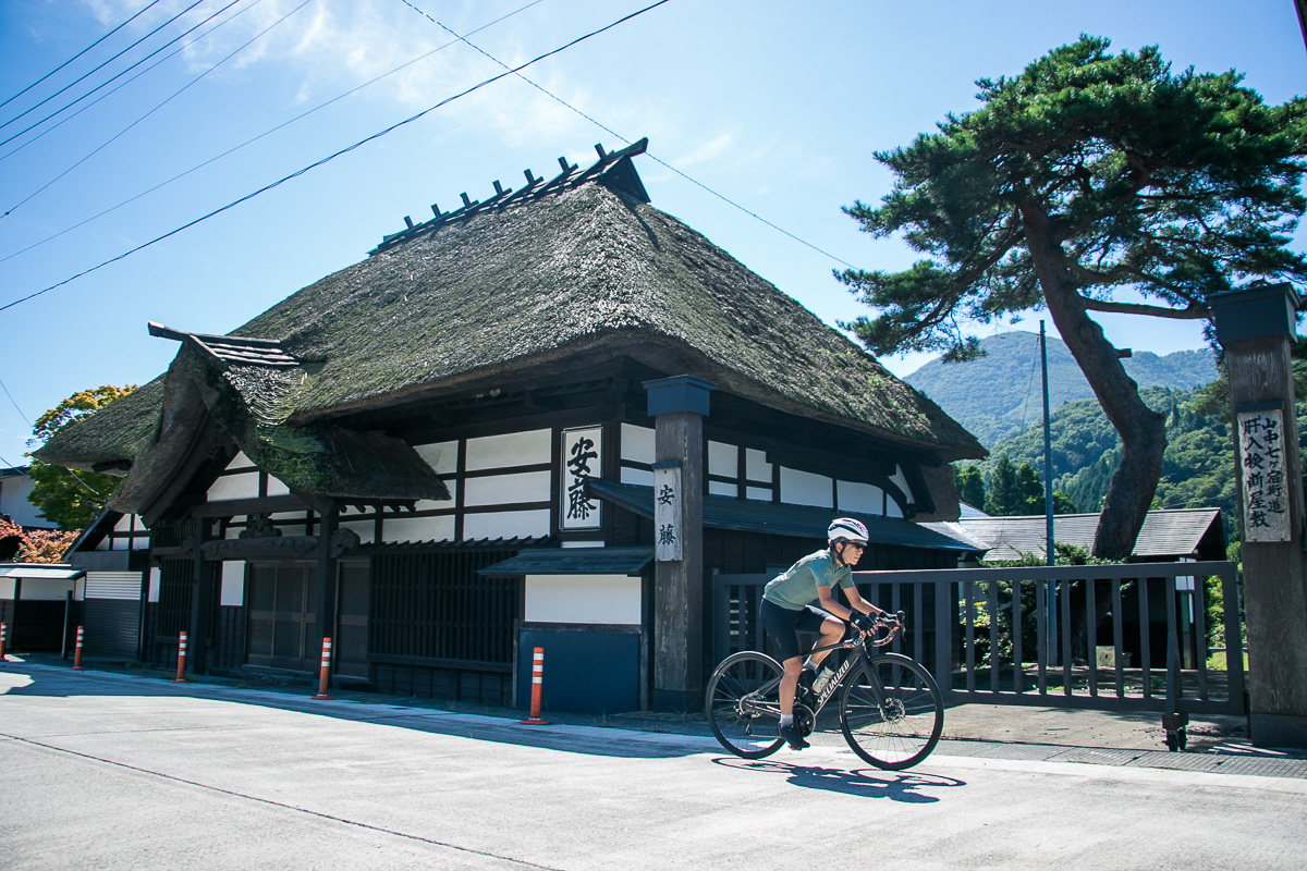 古民家が残されているおとぎ街道