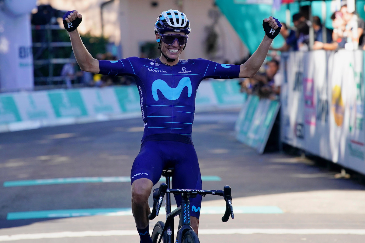 今季初勝利を挙げたエンリク・マス(スペイン、モビスター)