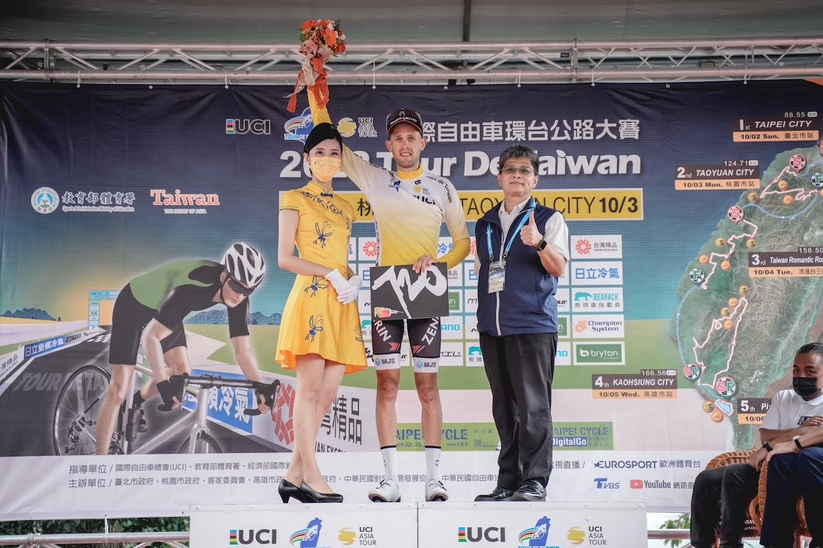 総合首位に浮上したベンジャミン・ダイボール(オーストラリア、チーム右京)
