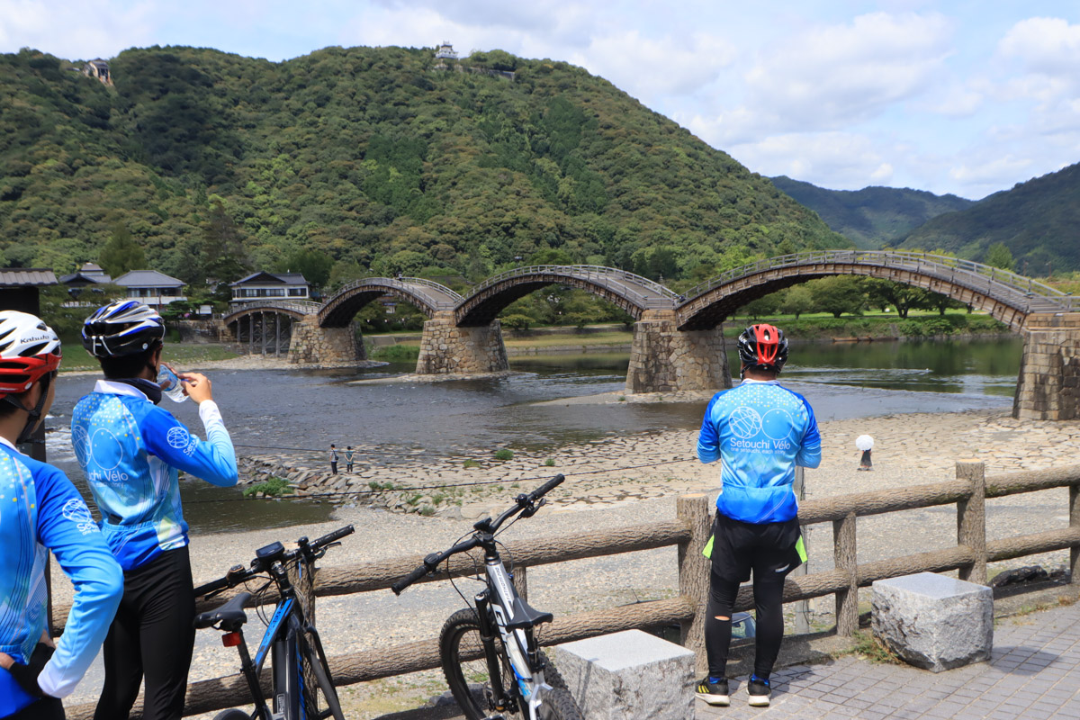 5連アーチが見事な錦帯橋