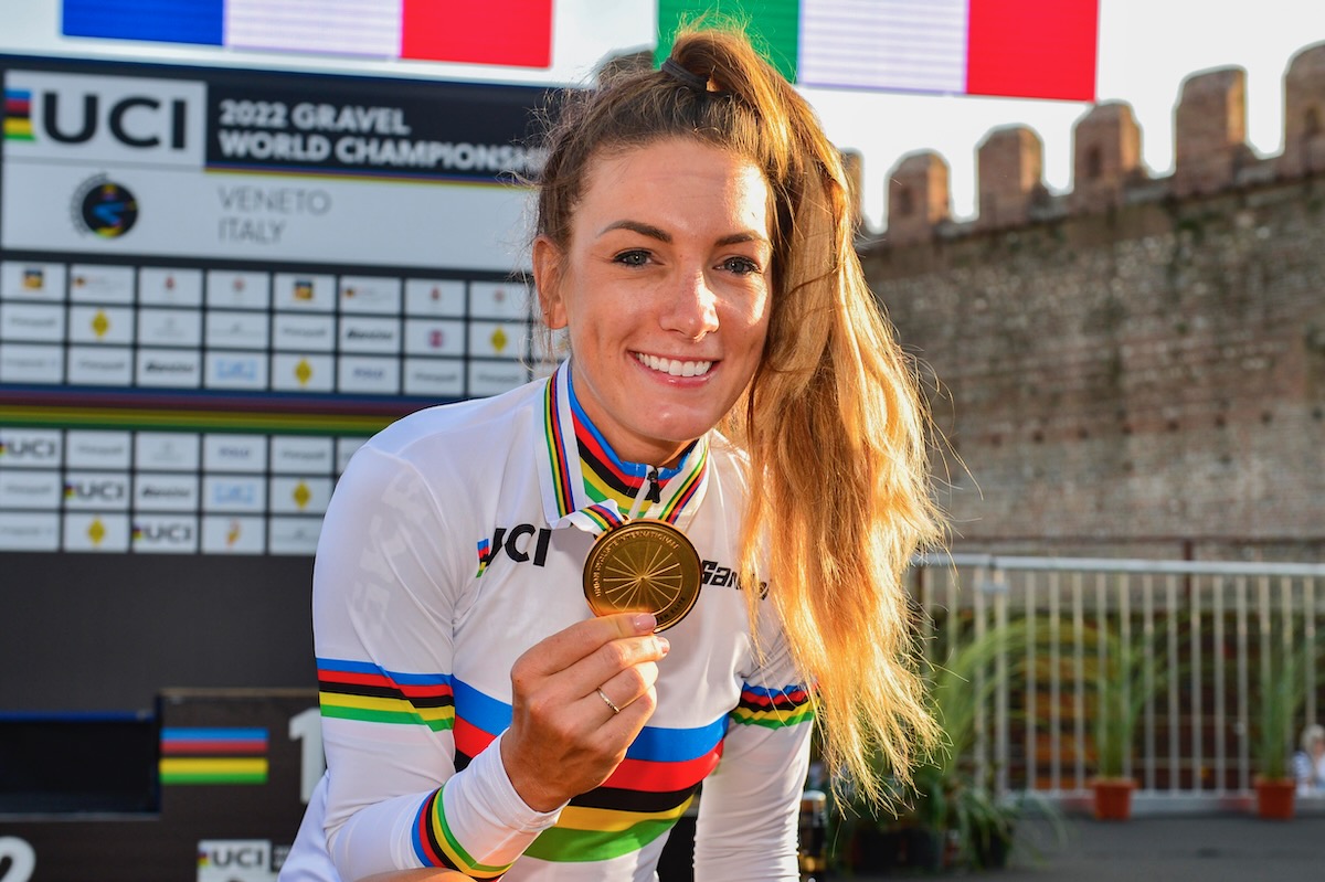 グラベル世界選手権で今年4つ目の金メダルを獲得したポリーヌ・フェランプレヴォ（フランス）	
