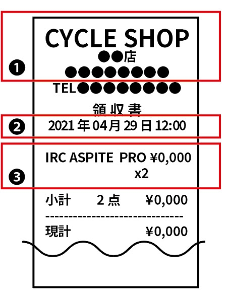 IRC製品5,000円(税込)以上の購入したレシートをスマートフォンなどで撮影