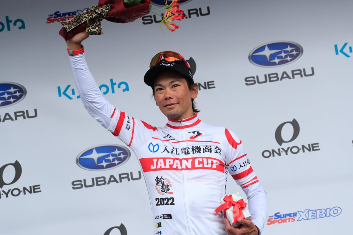 アジア人最高11位フィニッシュの新城幸也(バーレーン・ヴィクトリアス)