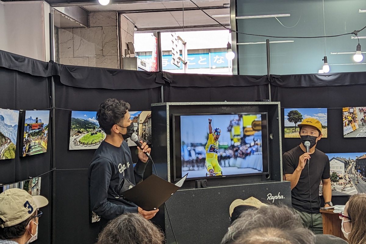 ツール・ド・フランスを現地取材した小俣雄風太さんと辻啓さんの「今シーズン振り返り」トークショー