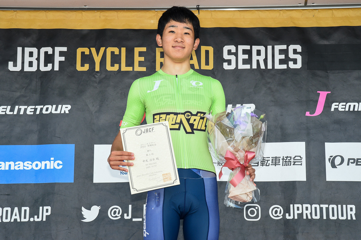 Y1　中尾涼介（VC AVANZARE）が総合優勝