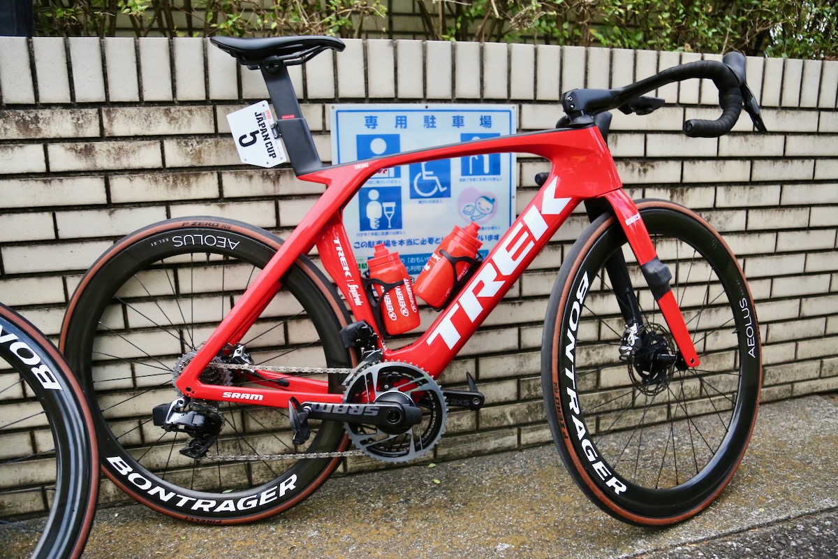 エドワード・トゥーンス(ベルギー、トレック・セガフレード)がジャパンカップで駆った新型Madone