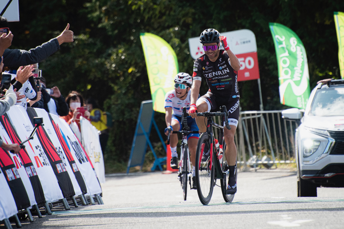JCL秋吉台カルストロードレースで優勝したベンジャミ・プラデス(スペイン、チーム右京相模原)