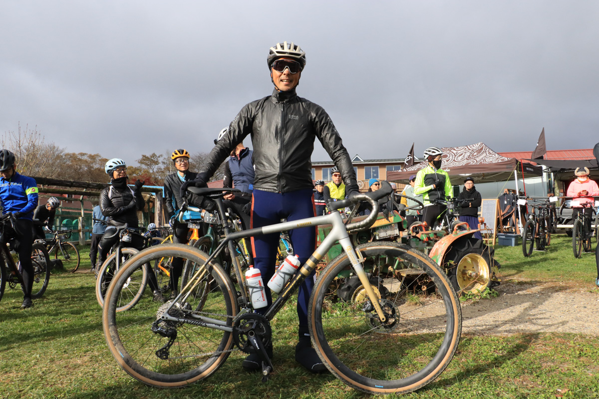 レース部門総合トップの高岡亮寛さん(RX BIKE)はスペシャライズドCRUXを駆る
