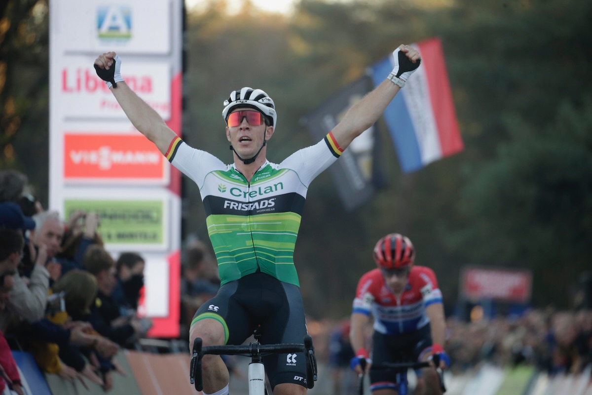 UCIシクロクロスワールドカップ2連勝をマークしたローレンス・スウェーク(ベルギー、クレラン・フリスタッズ)