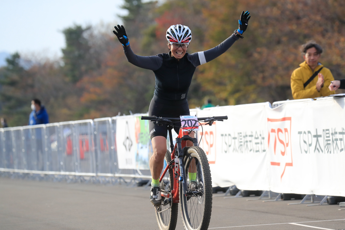 女子マスターズ1位 小林真清(Team Soleil悠)