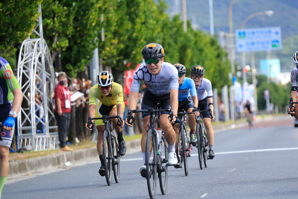 イナーメ信濃山形の北野選手に刺されて3位でフィニッシュした南広樹（TeamZenko）