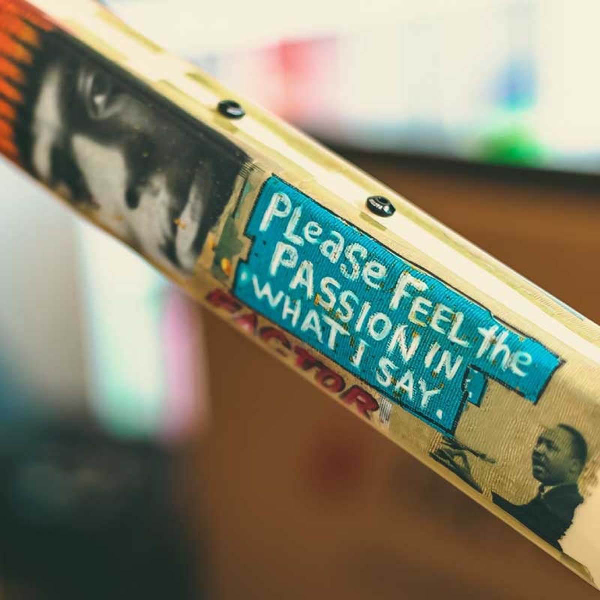 「Feel the passion in what I say(私の言葉に込められた情熱を感じて欲しい)