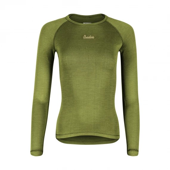 イザドア Women's Merino Long Sleeve Baselayer（Avocado）